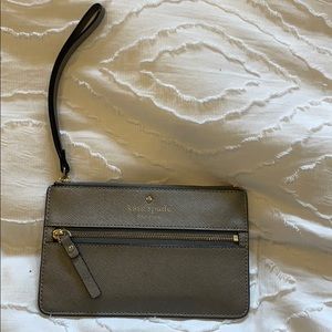 Grey Kate Spade wallet
